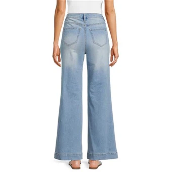 Jeans de cames ample per a la pujada de les dones